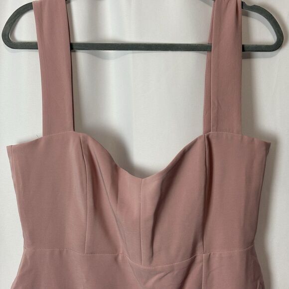 NWT Revolve Nookie Divine Dusty Rose Sweetheart Midi Dress Women’s Size XXL - Picture 4 of 11